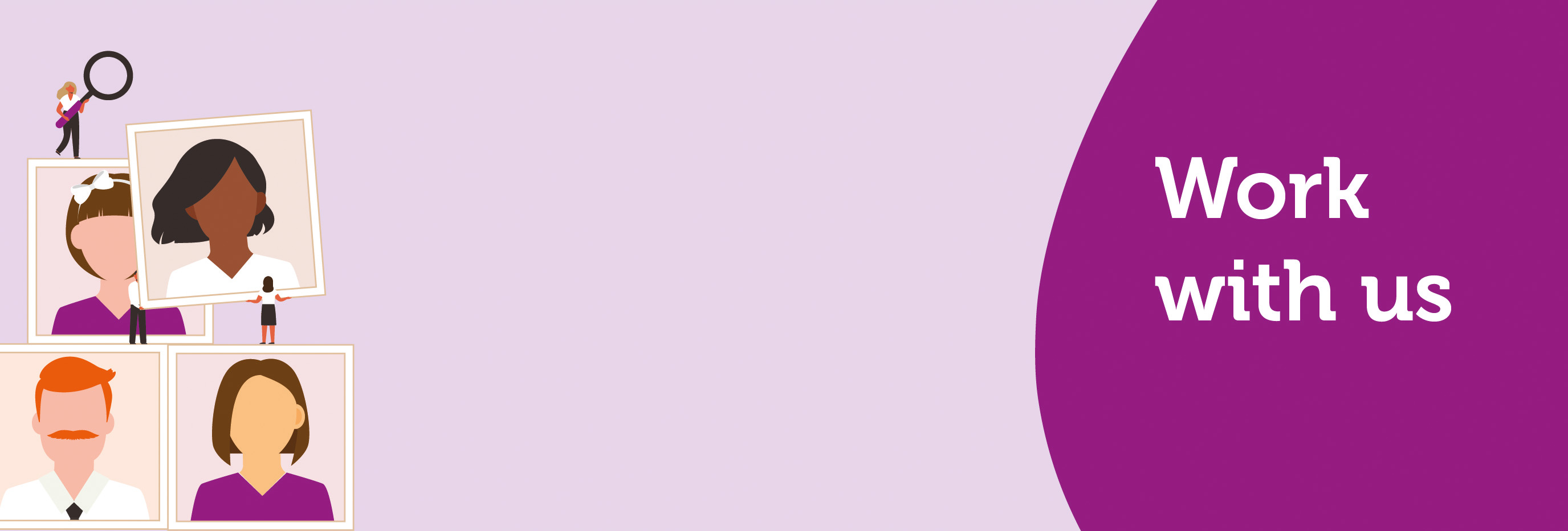 Work with us banner