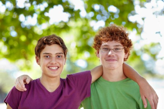 portrait of two boys